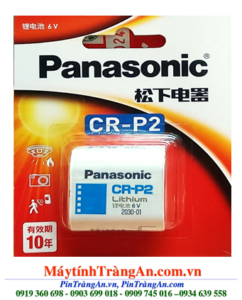 Panasonic CR-P2; Pin 6v lithium Panasonic CR-P2 chính hãng _Vỉ 1viên